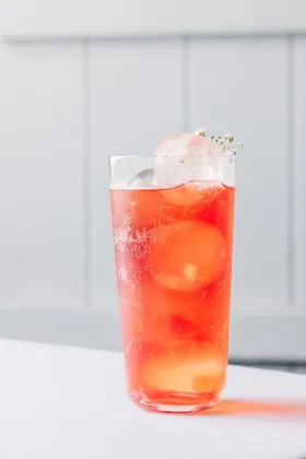 Drink at GAIA, high key light. Food photography in Dubai by Artur Begel