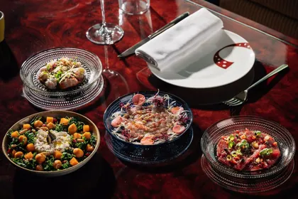 Dish at Il Gattopardo, low key light. Food photography in Dubai by Artur Begel