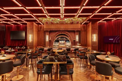 Interior of Kapitol, low key light. Food photography in Dubai by Artur Begel