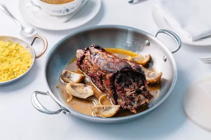 Dish at GAIA, high key light. Food photography in Dubai by Artur Begel