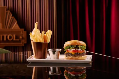 Dish at Kapitol, low key light. Food photography in Dubai by Artur Begel