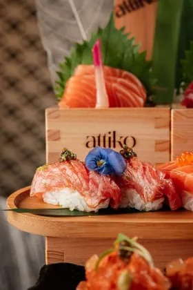 Dish at Attiko, editorial light. Food photography in Dubai by Artur Begel