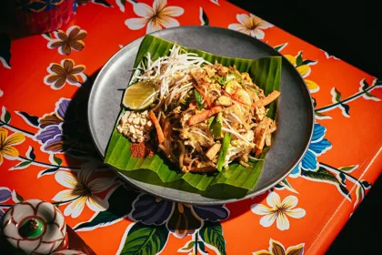 Dish at SipSong, hard flash light. Food photography in Dubai by Artur Begel