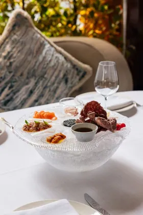 Dish at GAIA, editorial light. Food photography in Dubai by Artur Begel