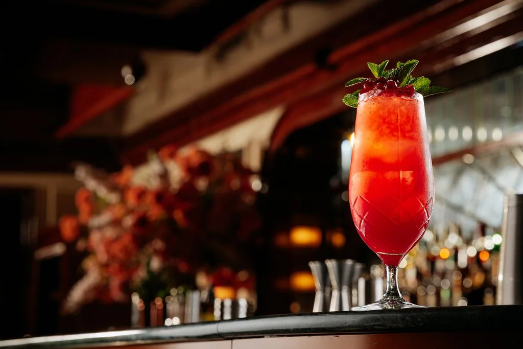 Drink at Signor Sassi, low key light. Food photography in Dubai by Artur Begel
