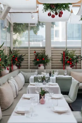 Interior of GAIA, editorial light. Food photography in Dubai by Artur Begel