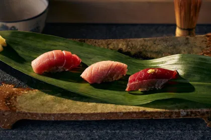 Dish at Kigo, low key light. Food photography in Dubai by Artur Begel