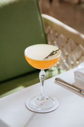 Drink at Novikov, editorial light. Food photography in Dubai by Artur Begel