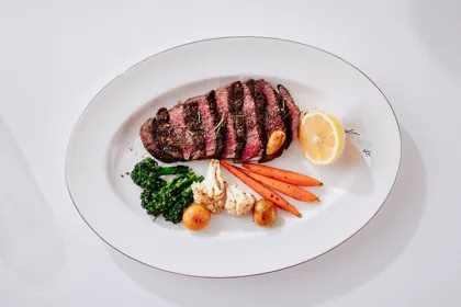 Dish at La Famiglia restaurant, high key light. Food photography in Dubai by Artur Begel