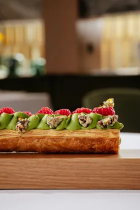 Dish at La Famiglia restaurant, natural light. Food photography in Dubai by Artur Begel