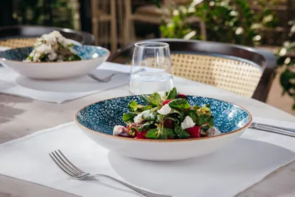 Dish at Isola, editorial light. Food photography in Dubai by Artur Begel