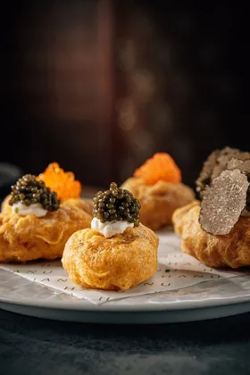 Dish at HANU, low key light. Food photography in Dubai by Artur Begel