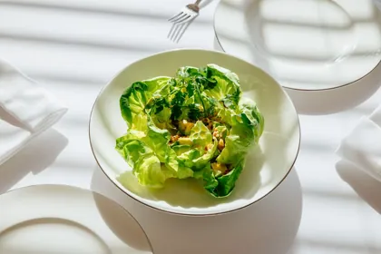 Dish at La Famiglia restaurant, high key light. Food photography in Dubai by Artur Begel