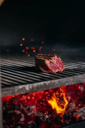 Dish at GAIA, low key light. Food photography in Dubai by Artur Begel