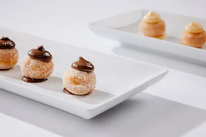 Dish at Chic Nonna, high key light. Food photography in Dubai by Artur Begel