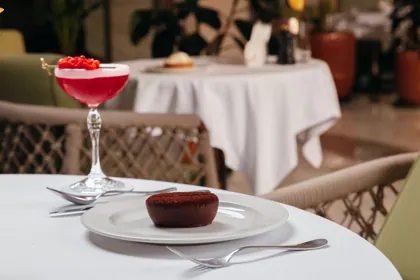 Dish at Novikov, editorial light. Food photography in Dubai by Artur Begel