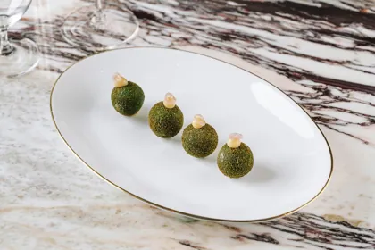 Dish at Isabel, high key light. Food photography in Dubai by Artur Begel