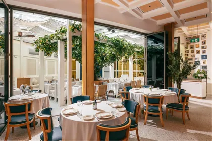 Interior of Scalini, editorial light. Food photography in Dubai by Artur Begel