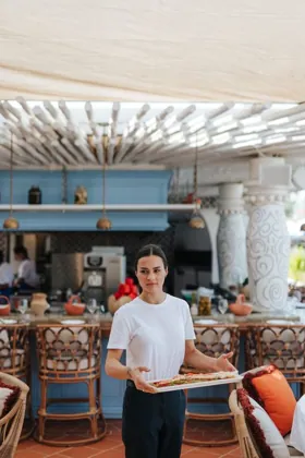 Interior of Sirene by Gaia, editorial light. Food photography in Dubai by Artur Begel