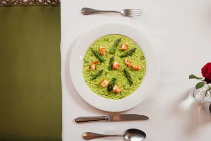 Dish at Novikov, high key light. Food photography in Dubai by Artur Begel