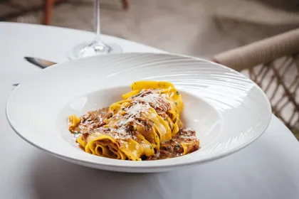 Dish at Novikov, high key light. Food photography in Dubai by Artur Begel