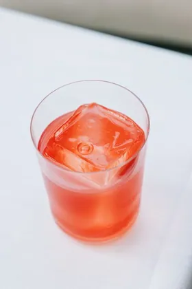 Drink at GAIA, high key light. Food photography in Dubai by Artur Begel