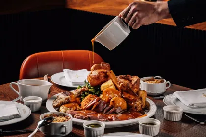 Dish at The Spaniel, low key light. Food photography in Dubai by Artur Begel