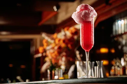 Drink at Signor Sassi, low key light. Food photography in Dubai by Artur Begel