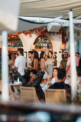 Interior of Sirene by Gaia, editorial light. Food photography in Dubai by Artur Begel