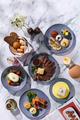 Dish at Conrad Riyadh, high key light. Food photography in Dubai by Artur Begel