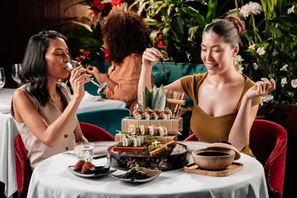 Interior of Shanghai Me, editorial light. Food photography in Dubai by Artur Begel