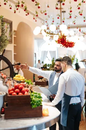 Interior of GAIA, editorial light. Food photography in Dubai by Artur Begel