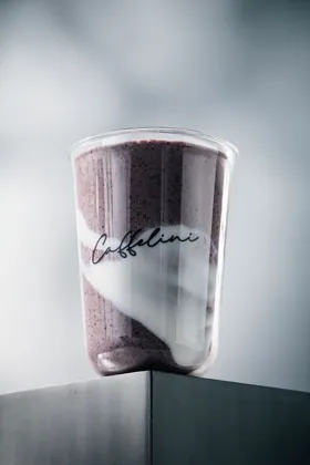 Drink at Caffelini, hard flash light. Food photography in Dubai by Artur Begel