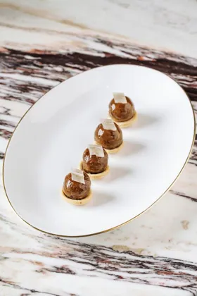 Dish at Isabel, high key light. Food photography in Dubai by Artur Begel