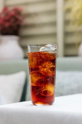 Drink at GAIA, editorial light. Food photography in Dubai by Artur Begel