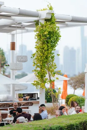 Interior of Isola, high key light. Food photography in Dubai by Artur Begel