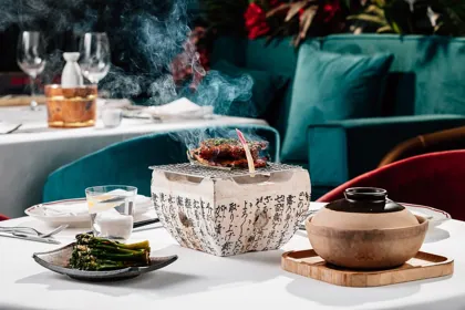Dish at Shanghai Me, editorial light. Food photography in Dubai by Artur Begel