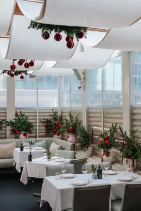 Interior of GAIA, editorial light. Food photography in Dubai by Artur Begel