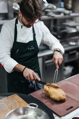 Dish at GAIA, natural light. Food photography in Dubai by Artur Begel
