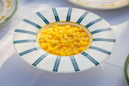 Dish at Be Beach, high key light. Food photography in Dubai by Artur Begel