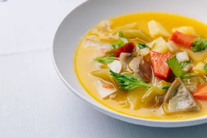 Dish at GAIA, high key light. Food photography in Dubai by Artur Begel