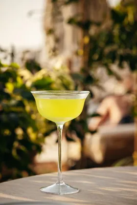 Drink at Be Beach, editorial light. Food photography in Dubai by Artur Begel