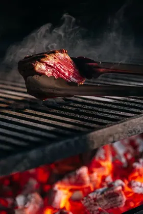 Dish at Novikov, low key light. Food photography in Dubai by Artur Begel