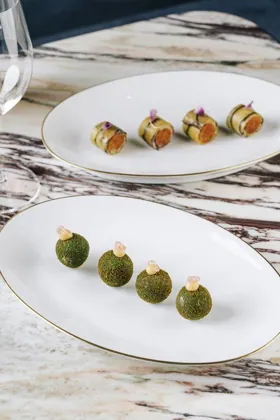 Dish at Isabel, high key light. Food photography in Dubai by Artur Begel