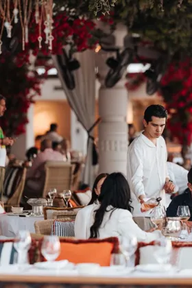 Interior of Sirene by Gaia, editorial light. Food photography in Dubai by Artur Begel