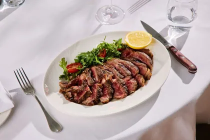 Dish at Novikov, high key light. Food photography in Dubai by Artur Begel