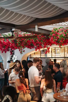 Interior of Sirene by Gaia, editorial light. Food photography in Dubai by Artur Begel