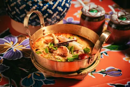 Dish at SipSong, hard flash light. Food photography in Dubai by Artur Begel