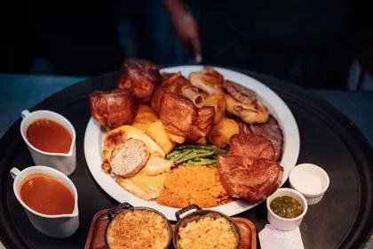 Dish at The Spaniel, low key light. Food photography in Dubai by Artur Begel