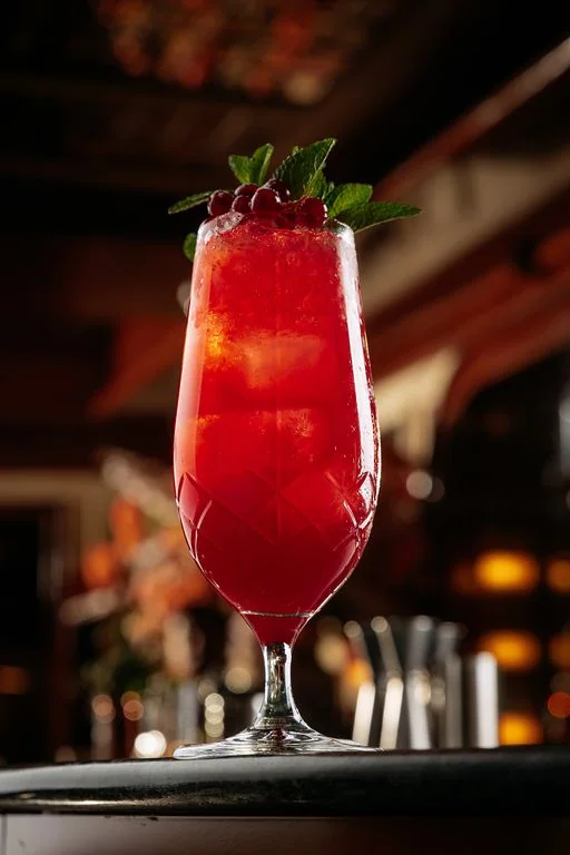 Drink at Signor Sassi, low key light. Food photography in Dubai by Artur Begel
